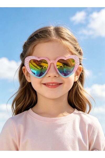 Five Dream House Kids UV400 Protection with Light Weight Eyewear, 3D Rhinesto...