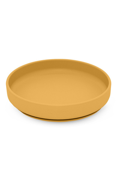 Petite&Mars Silicone plate with suction cup - Intense ochre