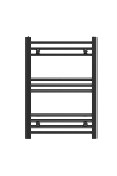 Granitan Radiator Baie Breno, Apoasa, 50x70 cm, 273 W, Negru