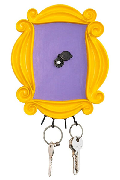 GRUPO ERIK Suport chei Friends Frame, licentiat oficial Friends, cu 3 carlige...