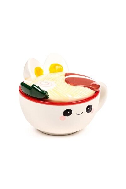 Puckator Cana ceramica Nori the Ramen multicolor cu capac 0x12x13cm