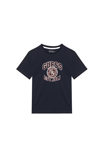 Guess Tricou băieți L6RI13K8HM4 Bleumarin