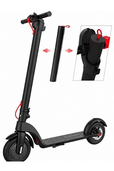 GÜMRÜK BEY HX X7 Elektrikli Scooter 350W Motor X7F10G - Katlanabilir, Su Geçi...