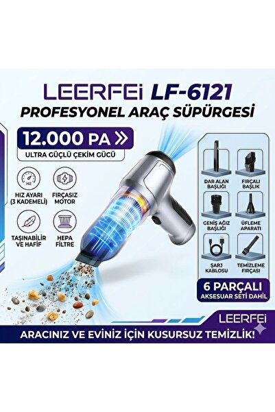 Mmctech LF-6121 3in1 Profesyonel Araç Süpürgesi 12000 PA Gücünde