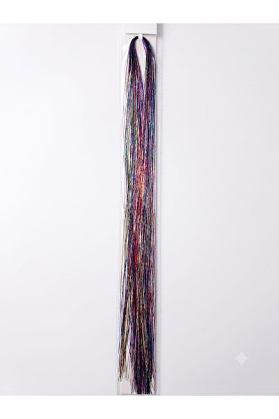 DEMİR ACCESORİES Colorful Hair Glitter Mixed Color Tinsel