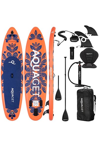 SERSIMO Set gonflabil Stand Up PaddleBoard 350x86x15 cm, cu pompă, scaun de c...