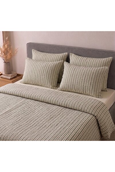 NATURAL LİFE CONCEPT Breathable, Luxurious, Iron-Free, 100% Cotton Linen Duve...