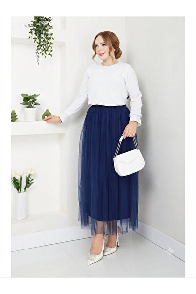 CNG MODA Stylish Tulle Skirt with Lining