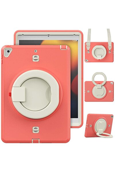SIGLOO Husă Clamshell cu folie, curea și suport rotativ iPad Air 2/5/6/Pro 9....