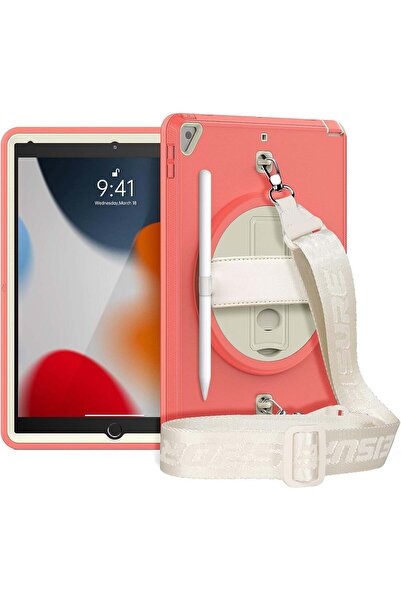SIGLOO Husă Clamshell cu folie, curea și suport rotativ iPad Air 13 2024 iPad...