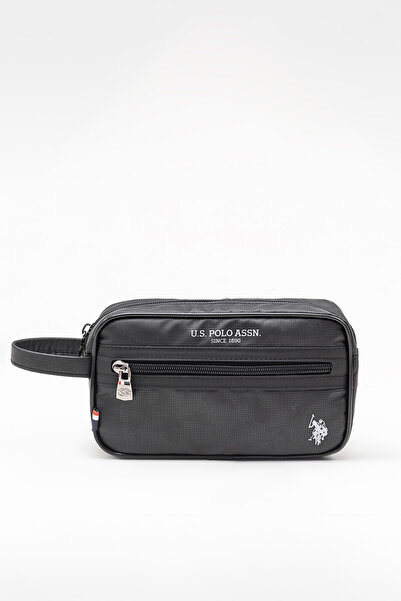 U.S. Polo Assn. Pltrs26039 Black Men's Hand and Shaving Bag – Water-Resistant...
