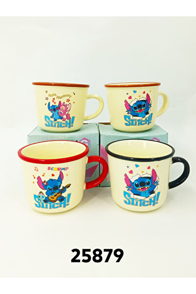 Generic Ceramic Mugs with Disney's Stitch Character Design, Perfect for a Gif...
