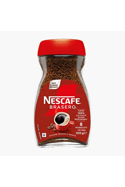 NESCAFÉ Инстантно кафе Brasero, 100г буркан, Интензивен аромат