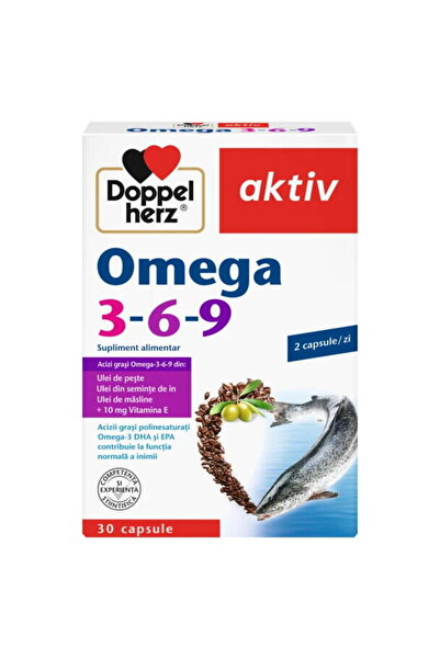 doppel herz Omega 3-6-9 Aktiv 30cps