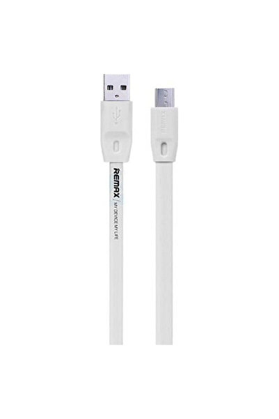 Remax RC-001 Επίπεδο καλώδιο USB 2.0 σε micro USB Λευκό 2μ 1 τεμάχιο