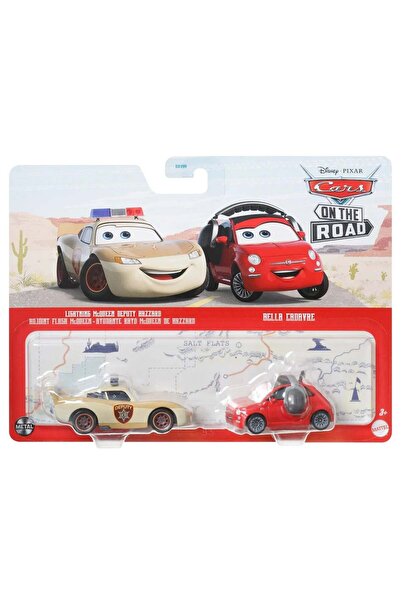 Disney Set masinute Cars 3, Deputy McQueen si Bella Cadavre, 1:55, HLH70