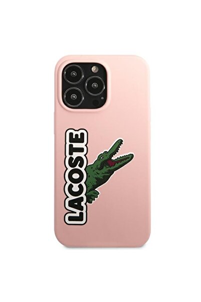 Lacoste Θήκη Σιλικόνης Κροκόδειλος για iPhone 13 Pro Max - Ροζ