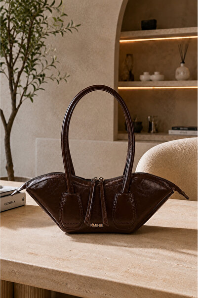 Rimense Women's Bitter Brown Hand and Shoulder Bag