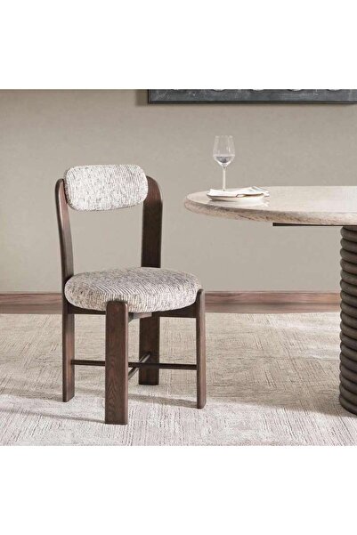 PAN HOME COLYTON DINING CHAIR - BROWN