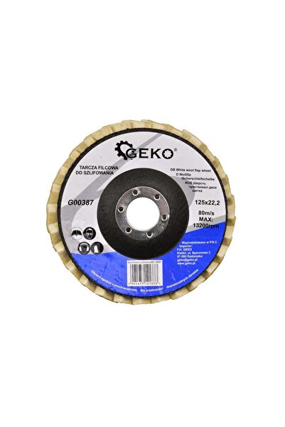 GEKO Disc de pâslă pentru șlefuire 125 mm, G 00387