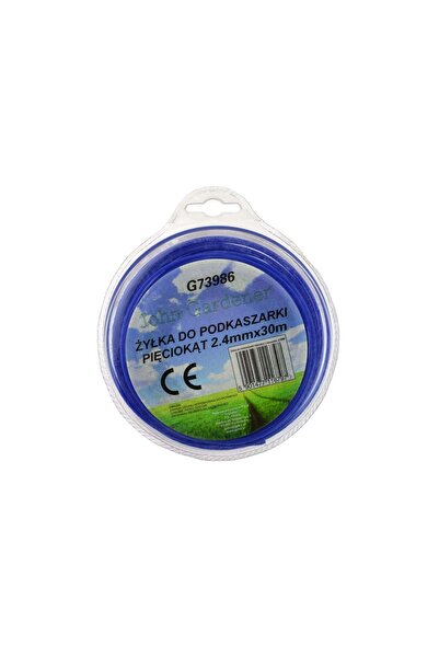 GEKO Fir de tăiere pentru mașini de tuns iarba, plastic hexagonal, 2.4 mm x 3...