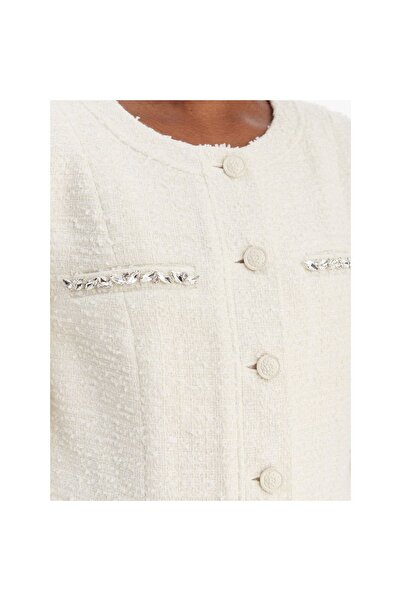 Guess Jachetă de damă W6RL54WJ632 Crem