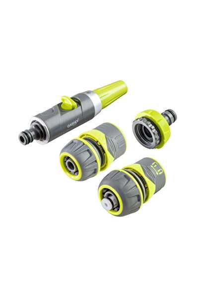 Gardex Set de duze pentru furtun, adaptor robinet de 3/4 " și 1 " și conector...