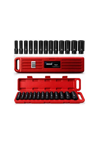 Ondragon Set de chei tubulare de impact, 10-32 mm, Cr-Mo, 13 piese, OD 9222
