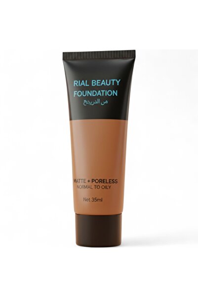 RIAL BEAUTY -Matte + Borlis Foundation Cream for Normal to Oily Skin 35 ml