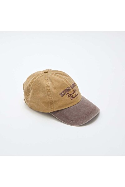 KIABI Cotton baseball cap BROWN