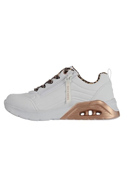 SKECHERS Pantofi sport pentru copii UNO LITE 2.0 - LEOPARD STRIDE - 310708LWHT
