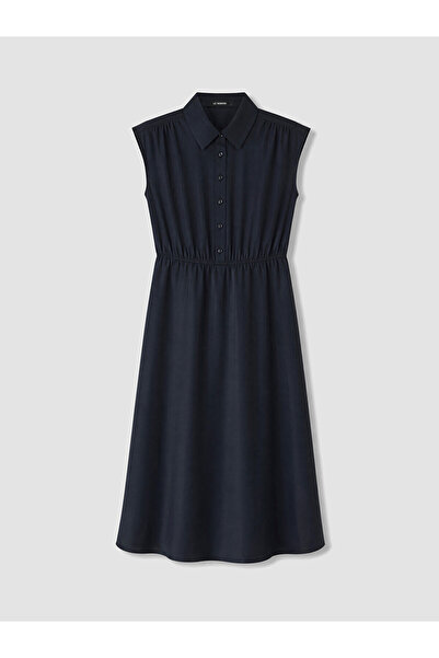 LC Waikiki Nevavm Plus Size Modal Blend Shirt Dress with a Difference