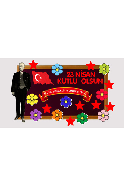 TELLGRAF 23 Nisan için Okul Süsleri (33x50 2Set)