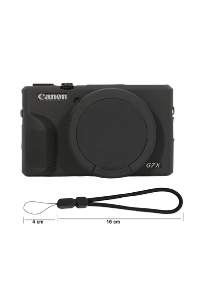 choice2 Black-G7X3 For Canon G7XIII G7X3 Silicone Case Camera Body Cover Prot...