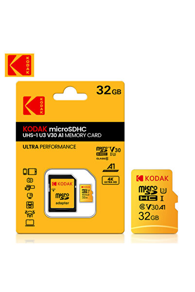 Choice3 Kodak 32 GB Kodak Micro SD Card 32GB 64GB 128GB 256GB V30 U3 4K High ...