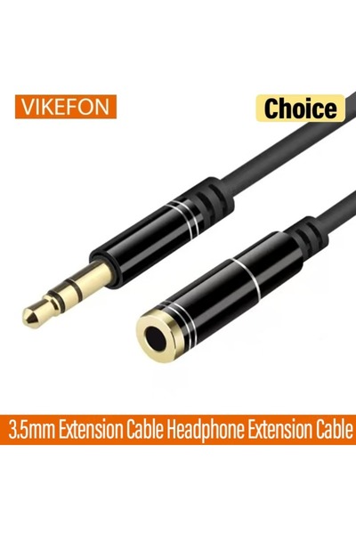 Choice4 كابل تمديد VIKEFON بطول 3 متر، كابل تمديد سماعات الرأس 3.5 ملم، كابل ...
