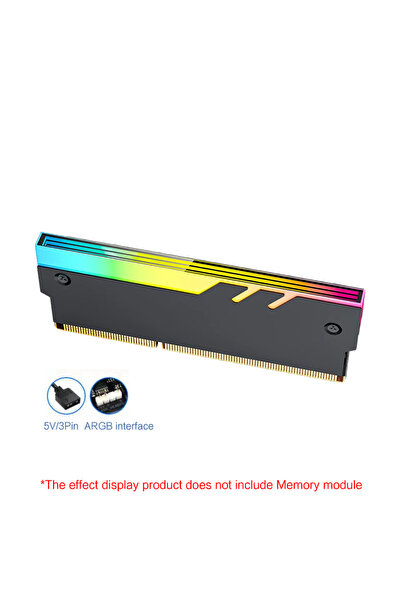 Choice Black Computer DDR4 DDR5 5V ARGB Sync Memory Module Radiator PC ARGB I...