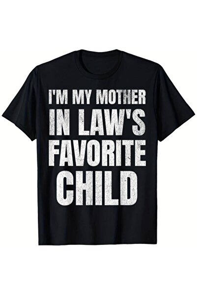 799 I'm Mom's Favorite Funny Family T-Shirt 100%, Crew Neck, Short Sleeve Per...