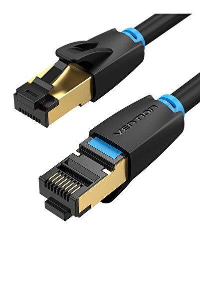 Vention CAT8 Fast Transmission Patch Cable With SFTP Shielding LSZH Jacket Black