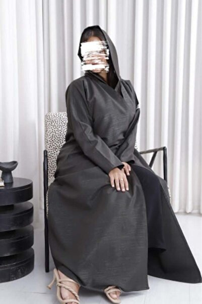 Anaqa Abaya Olive Jacquard Abaya