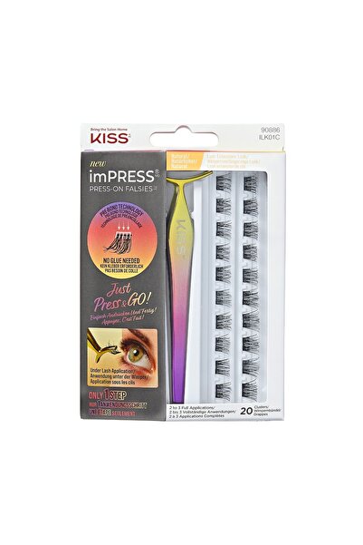 Kiss Impress Press-On Falsies Natural Eyelashes Ilk01C