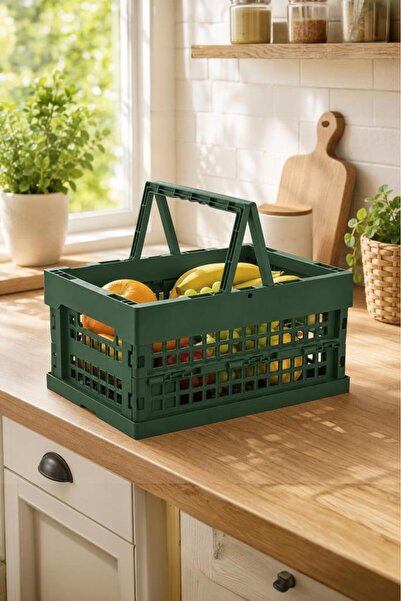 Smartware Blox Folding Box with Holes and Handle 10 Lt