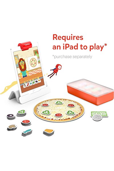Osmo - Pizza Co. Starter Kit - Ages 5-12 - Communication Skills & Math - Learning Game - For Ipad (Osmo Ipad Base Included)