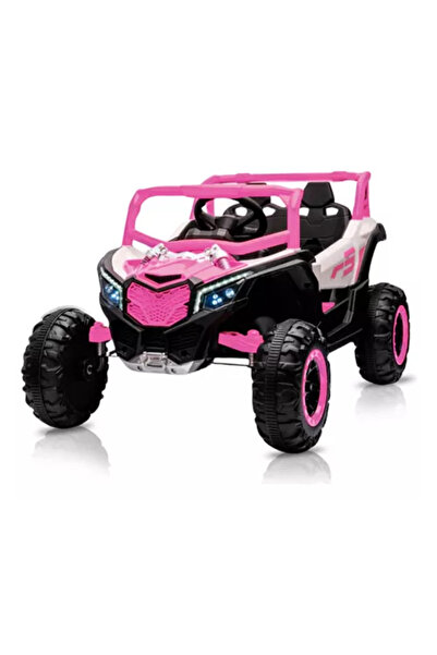 Kinderauto Roz Războinic 4x4 UTV 12V Premium