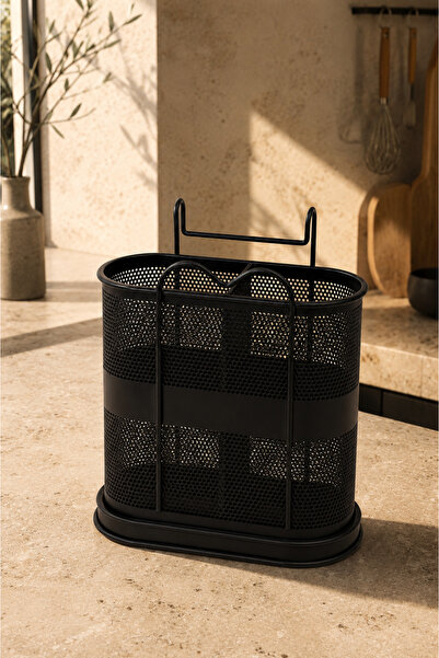 Tutku Home 2 Bölmeli Metal Kaşıklık & Organizer