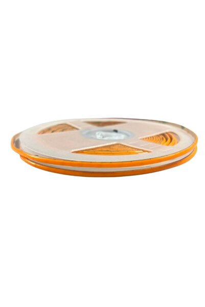 DORA LED 12V 3MM İnce Esnek Cob Şerit Led Turuncu 400 Ledli IP20 5M