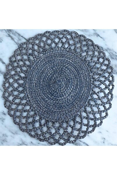 home inn Single Wicker Look 43 cm American Service-Stain Resistant Blue