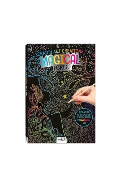 Bookoli Limited Pădurea Magică: Creații Scratch Art