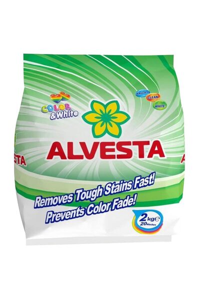 Alvesta Automatic Laundry Detergent, Alvesta, 2 kg Color White