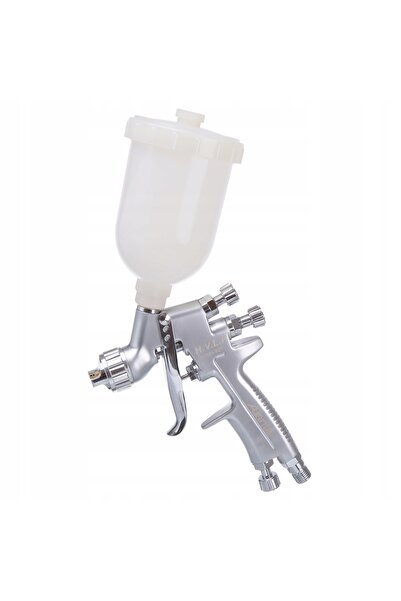 AUARİTA Pistol de vopsit Mini HVLP 0,8mm cu rezervor de 250ml